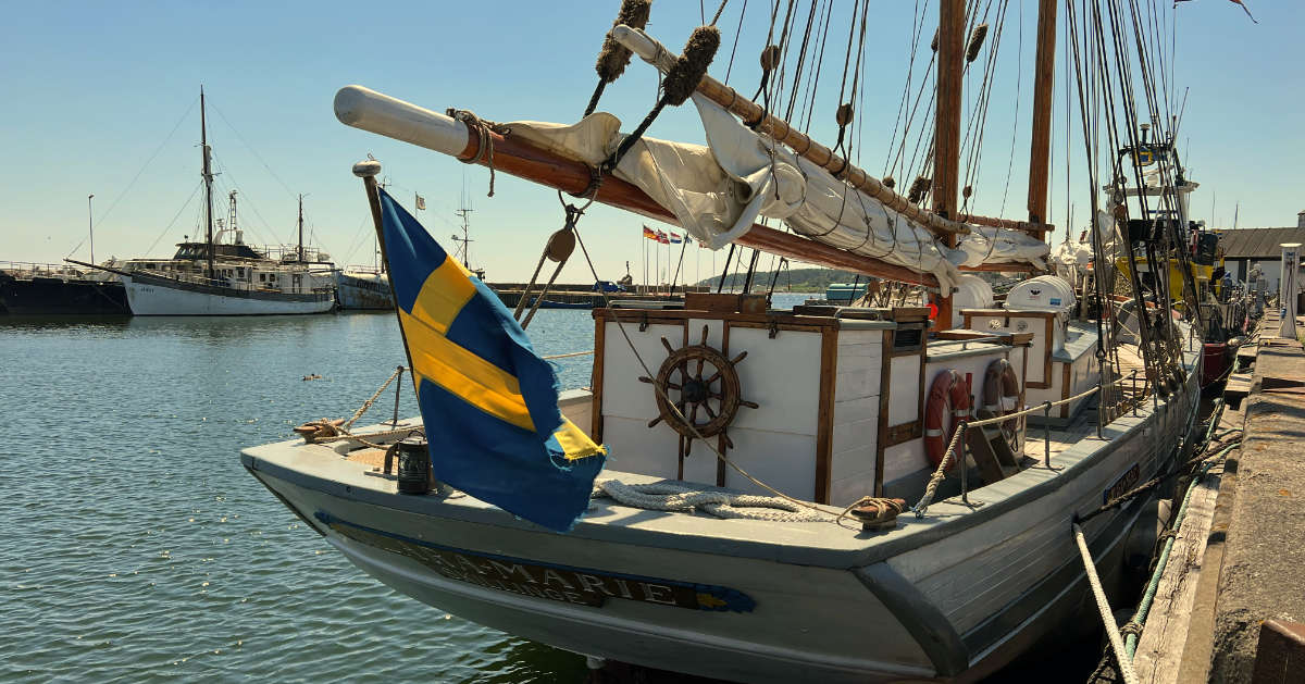 book a trip with the sailing ship klara marie